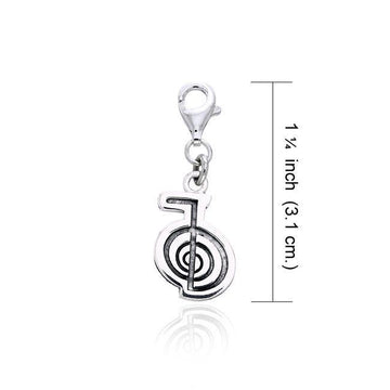 Reiki Symbol Silver Clip Charm TWC036 - Jewelry
